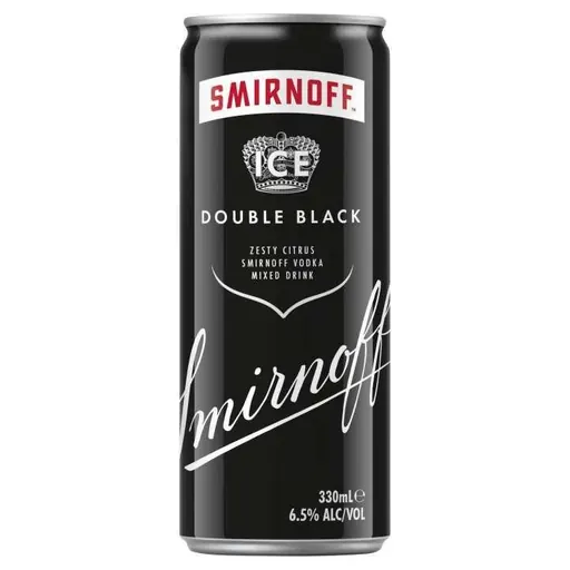 SMIRNOFF DOUBLE BLK 330ML
