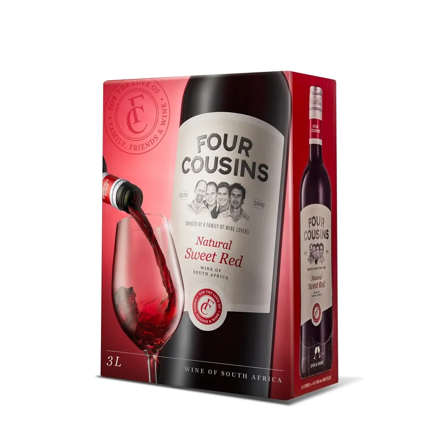 FOUR COUSINS SWEET RED 3L