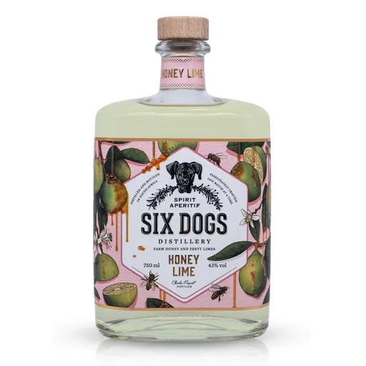 SIX DOGS HONEY LIME 750ML