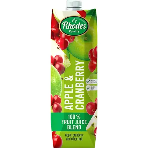 RHODES APPLE & CRANBERRY 1L