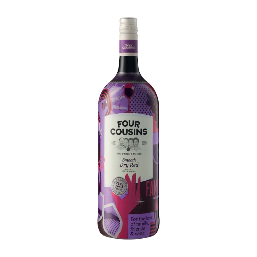 FOUR COUSINS DRY RED 1.5L