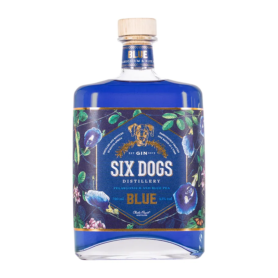 SIX DOGS BLUE GIN