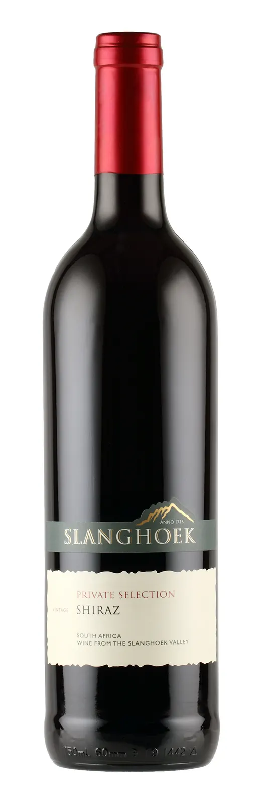 SLANGHOEK SHIRAZ 750 ML
