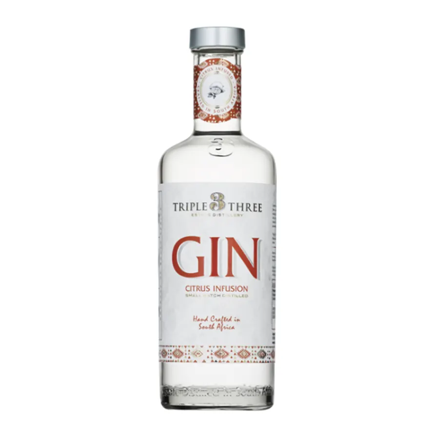 TRIPLE THREE GIN CITRUS 500ML