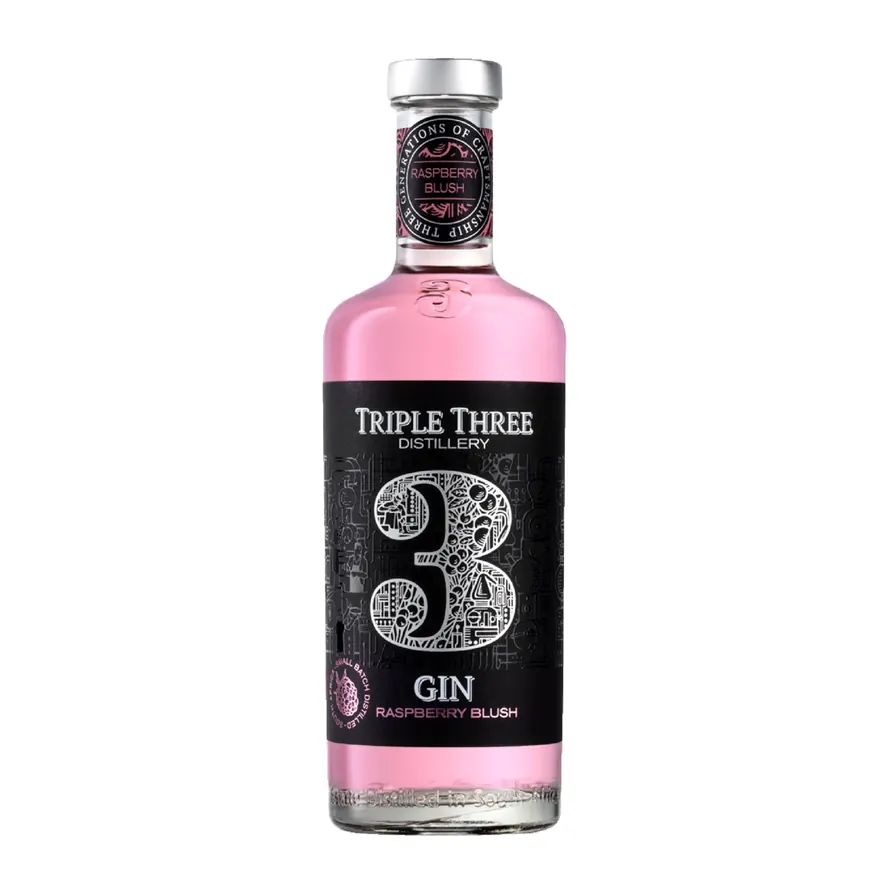 TRIPLE THREE GIN RASPBERRY BLUSH 500ML