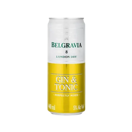BELGRAVIA GIN & TONIC 440ML