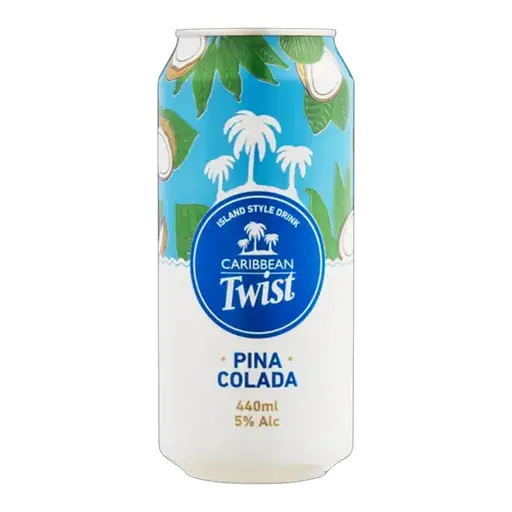 CARIBBEAN TWIST PINA COLADA 440ML CAN