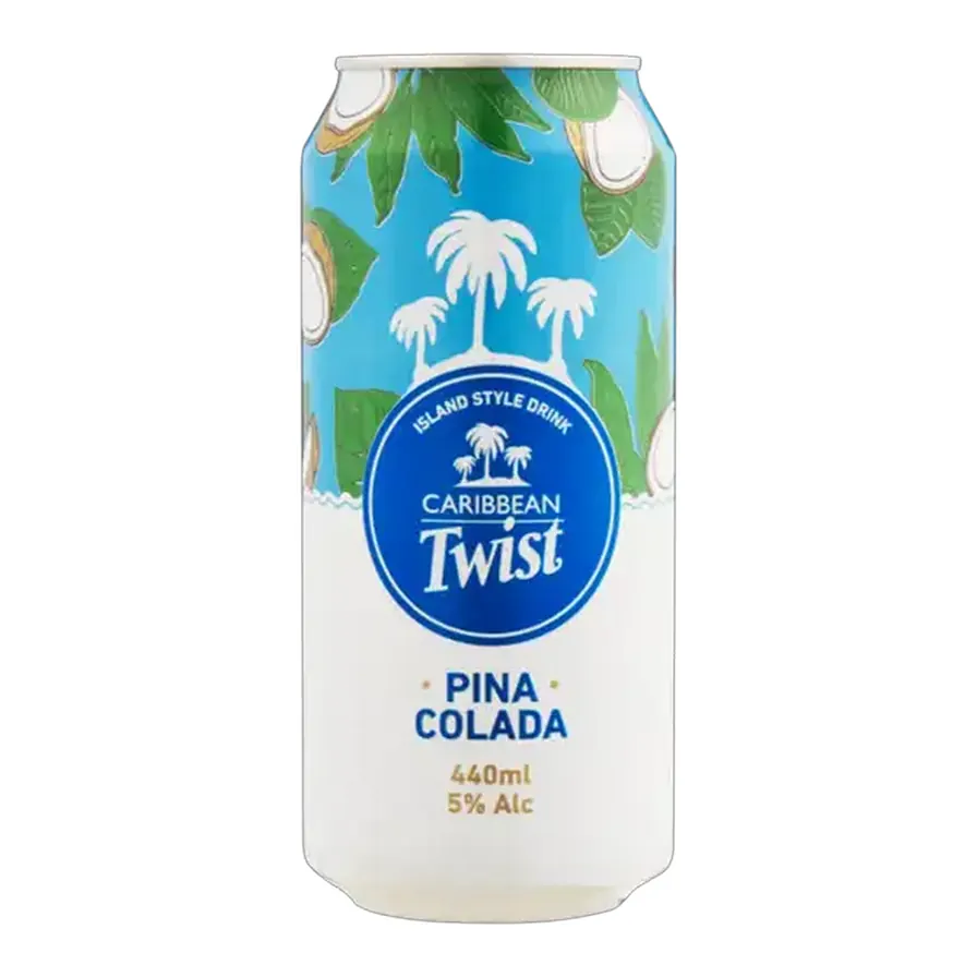 CARIBBEAN TWIST PINA COLADA 440ML CAN