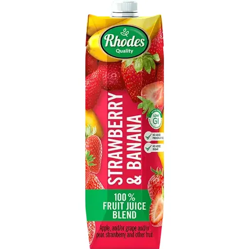 RHODES STRAWBERRY & BANANA 1L