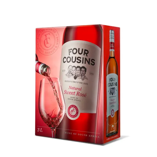 FOUR COUSINS ROSE 3 L