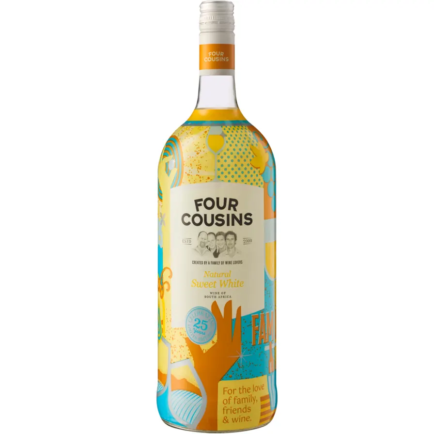 FOUR COUSINS NATURAL SWEET WHITE 1.5L