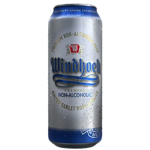 WINDHOEK LAGER NON-ALCOHOLIC 500ML CAN